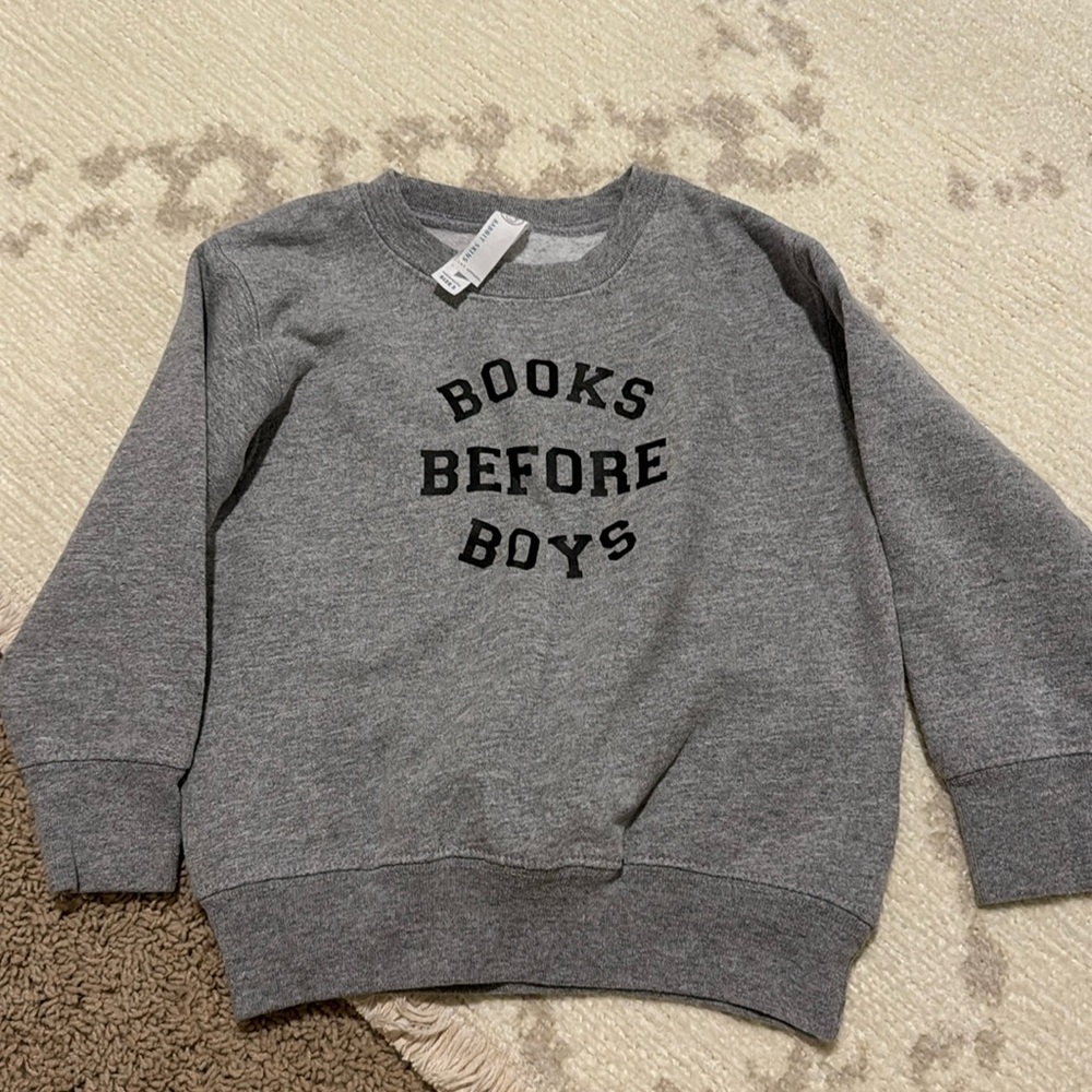 Books Before Boys Sweatshirt